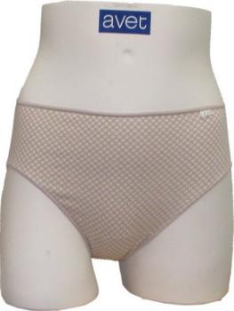 Slip coton imprimé rond rose