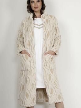 Robe de chambre boutonnée Collection Pakita