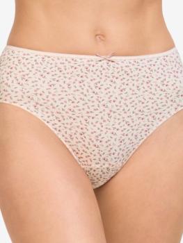 Slip polyamide imprimé florale rose : Lot de 2