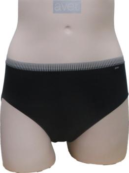 Slip en coton uni ceinture imprimée