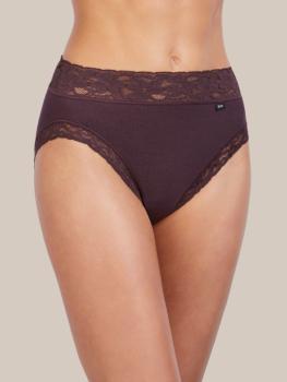 Culotte coton et dentelle : Lot de 5+1 gratuite