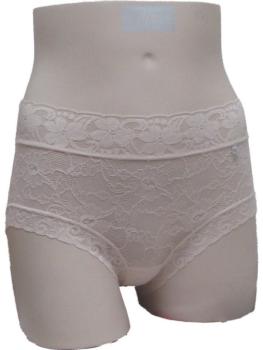 Shorty uni dentelle motif floral : Lot de 2