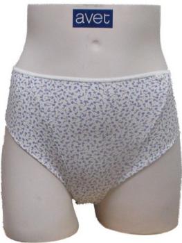 Slip polyamide ivoire imprimé petites fleurs