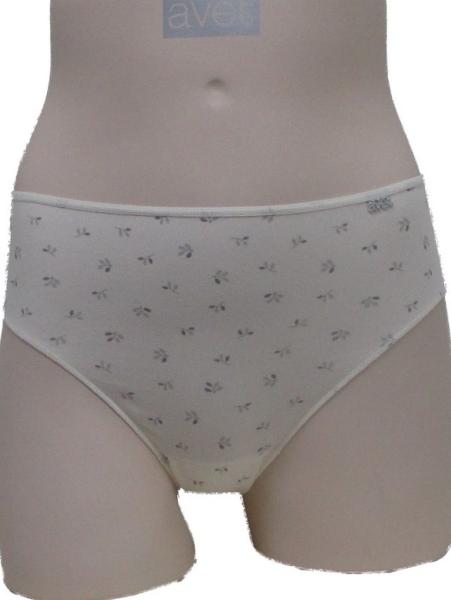Slip coton imprimé feuilles minis