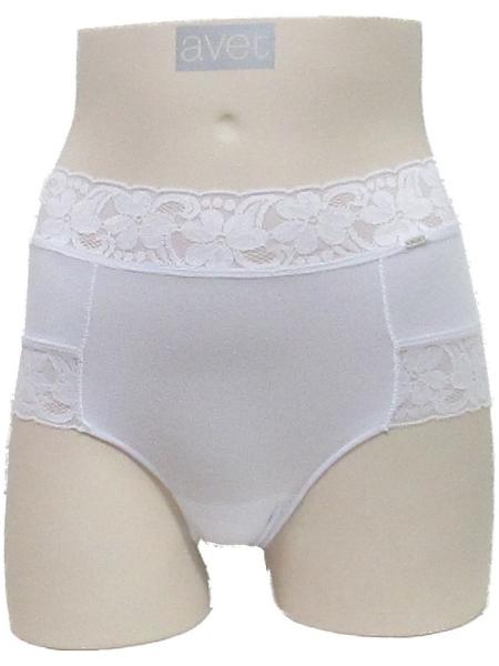 Shorty uni coton et dentelle : Lot de 2