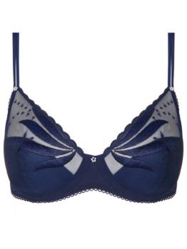 Soutien-gorge demi-mousse fine Collection Etoile Sapphire Blue