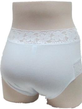 Shorty uni coton et dentelle : Lot de 2