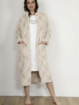 Robe de chambre boutonnée Collection Pakita