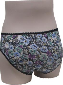 Slip coton imprimé fleurs : Lot de 2